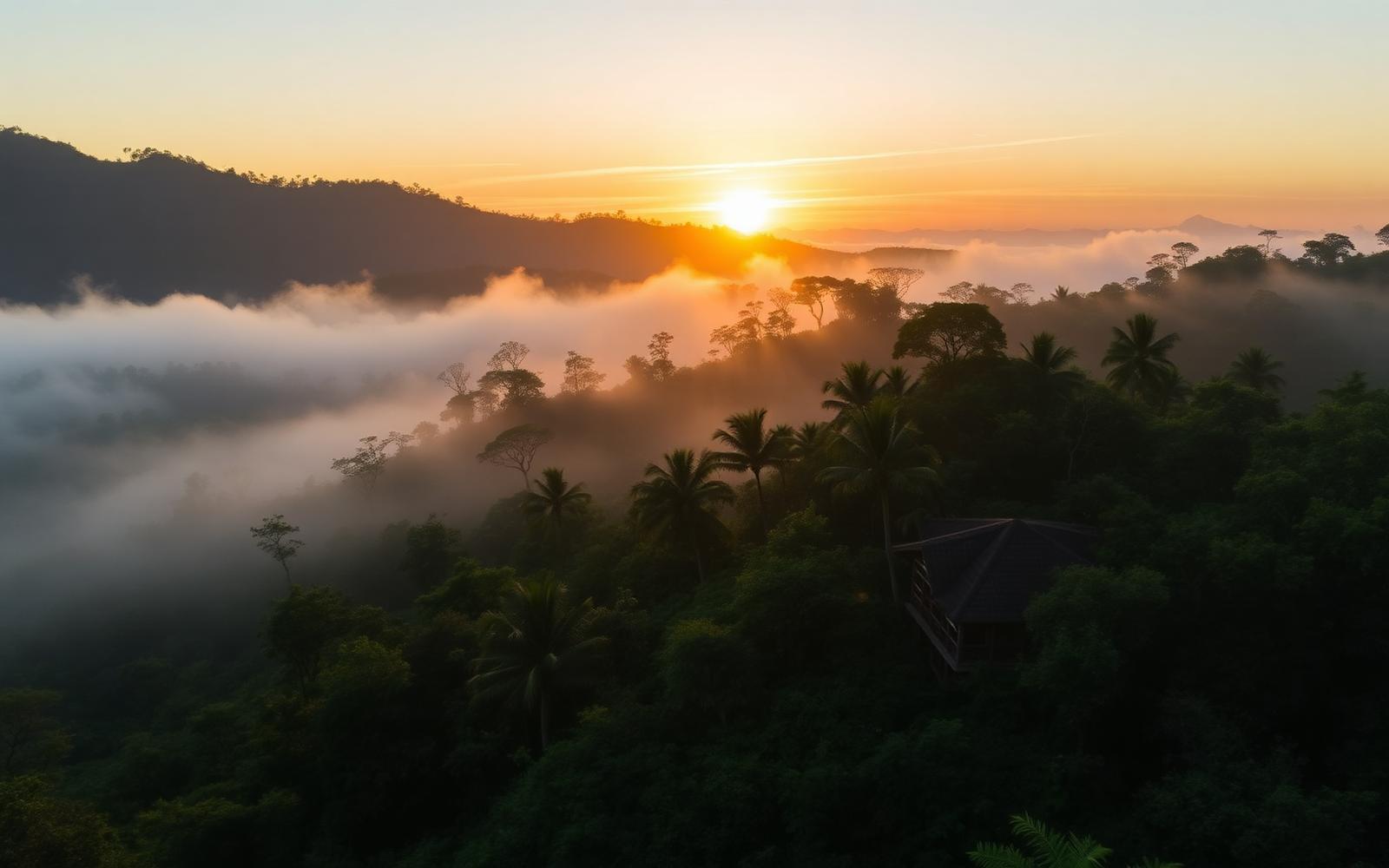 Sustainable hospitality operations in a natural landscape